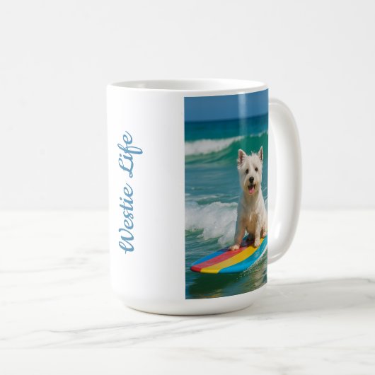 Mug Dossier téléphonique Westie (Devant droit)