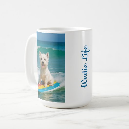 Mug Dossier téléphonique Westie (Devant gauche)