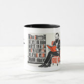 Mug Dostoïevski marche à Saint-Pétersbourg Design (Centre)