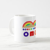 Mug Double arc-en-ciel (Devant gauche)