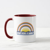 Mug Double arc-en-ciel ce qui il signifie ? (Gauche)
