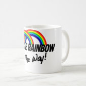 Mug double arc-en-ciel complètement (Devant droit)