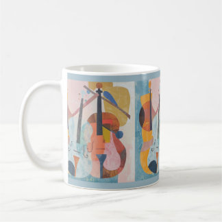 Mug Double basse colorée Abstraite