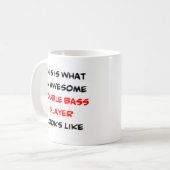 Mug double bassiste, génial (Devant gauche)