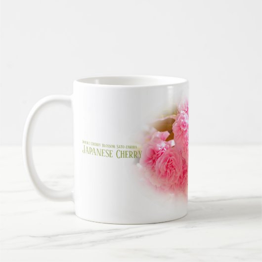 Mug Double Cherry Blossom: Sato-zakura (Gauche)