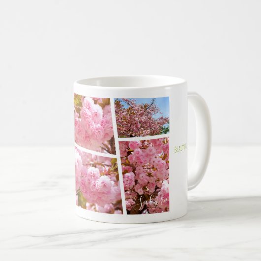 Mug Double Cherry Blossom: Sato-zakura (Devant droit)