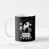 Mug Double Chiffre 10e Joyeux Anniversaire de baseball (Gauche)