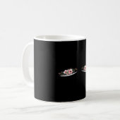 Mug Double cicatrices de mastectomie avec fleurs Cance (Devant gauche)