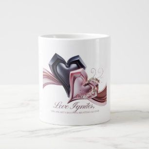 Mug double coeur