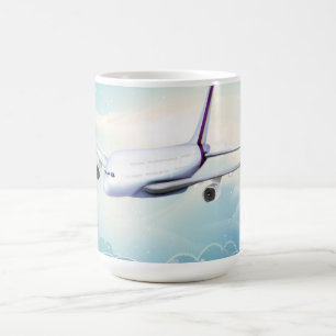 Mug Double Deck Jet Airliner