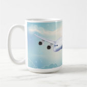 Mug Double Deck Jet Airliner (Gauche)
