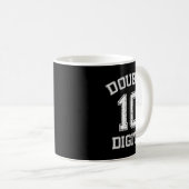 Mug Double Digits 10th Birthday 10 Year Old (Devant droit)
