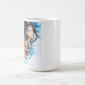Mug Double exposition art femme (Centre)