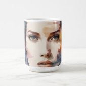 Mug Double exposition art femme (Centre)