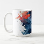 Mug Double exposition art femme (Gauche)