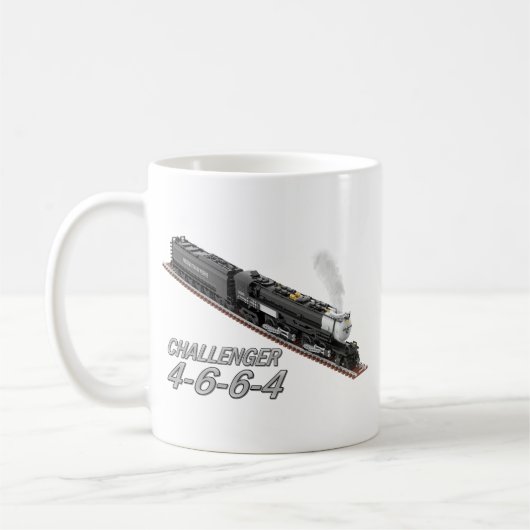 Mug double face locomotive Challenger 4-6-6-4 (Gauche)