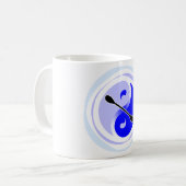 Mug Double lame de Yin-Yang (Devant gauche)