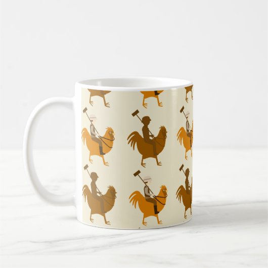 Mug Double Motif Pollo (Gauche)