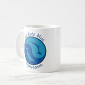 Mug Double Musique bleue (Devant gauche)