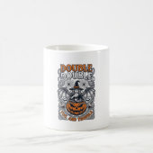 Mug Double peine Malheur Sorcière Citrouille Halloween (Centre)