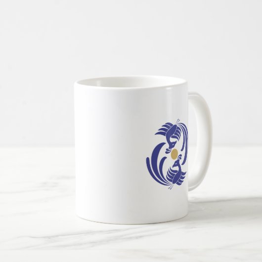 Mug double phénix vintage (Devant droit)