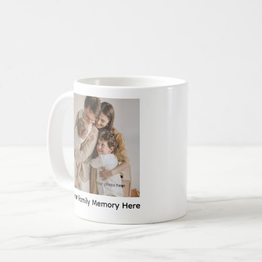 Mug Double Sided Photo/Text Personalized Ceramic (Devant gauche)