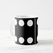 Mug Double Six Domino Noir (Devant gauche)