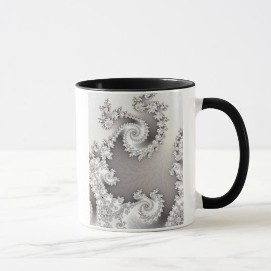 Mug Double Spirale Argenté (Droite)