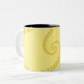 Mug Double Spirale en Or Jaune (Devant gauche)