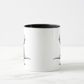 Mug Double T-Rex du Milieu (Centre)