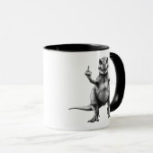 Mug Double T-Rex du Milieu (Devant droit)