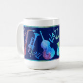 Mug Double trio de jazz de Colorwashed (Devant gauche)