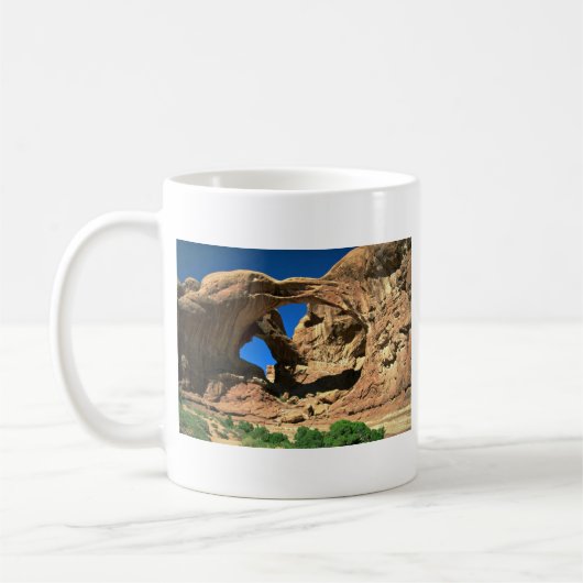 Mug Double voûte, voûtes parc national, Utah (Gauche)