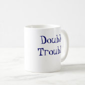 Mug DoubleTrouble, accueil au monde des jumeaux (Devant droit)