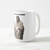 Mug Doubting Thomas Resurrection T Shirt, Easter Gift (Devant droit)