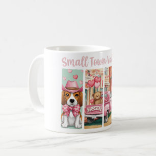 Mug Douce camionnette rose vintage Beagle Saint-Valent