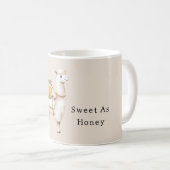 Mug Douce comme l'Alpaca au miel (Devant droit)