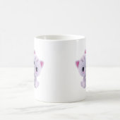 Mug Douce Étreinte de Chiot et Chat (Centre)