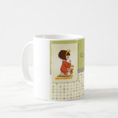 Mug Douce Fille Priant Merci Dieu (Devant gauche)