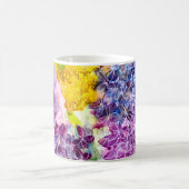 Mug Douce Fragilité Moderne Floral Aquarelle (Centre)