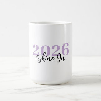 Mug Douce Lavande « Brillez » Nouveaux Débuts – 