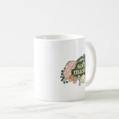 Mug Douce Maman Conception d'essentiels pour bébé rétr (Devant droit)