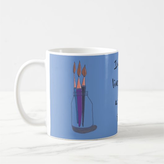 Mug Douce Mignonne Quirky Chaque Enfant Est Artiste (Gauche)