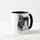 Mug Douce petite chatte (Devant droit)