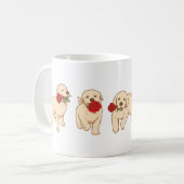 Mug Douce Rose Chiot (Devant gauche)