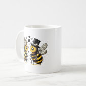 Mug Douce Saint-Valentin abeille miel (Devant gauche)