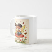 Mug Douces Fées Romantiques et Poème d'Amour (Devant gauche)
