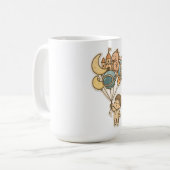 Mug Douces rêves Fantasy Balloons – Illustrations mign (Devant gauche)