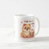 Mug Douceur, Amour & Lattés (Devant droit)