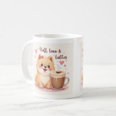 Mug Douceur, Amour & Lattés (Devant gauche)